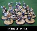 dwarf warriors with two-handed weapons